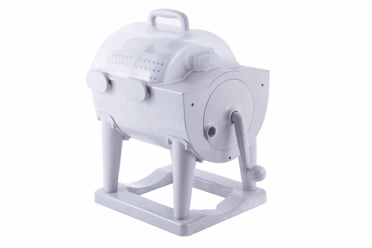 Quali benefici della lavatrice a manovella