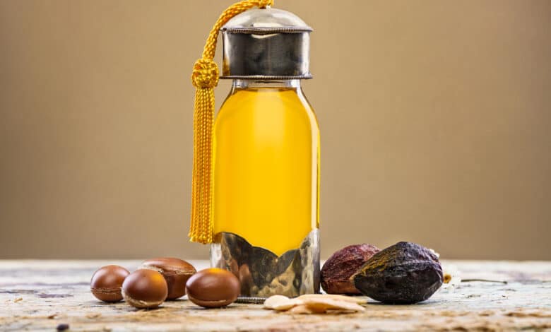 olio di argan per i capelli