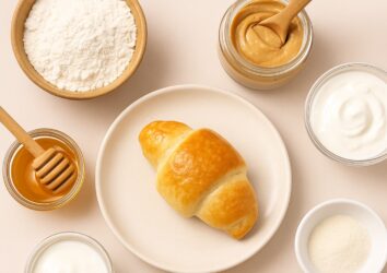 Per una colazione ancora più dolce, le briochine al miele vegetariane