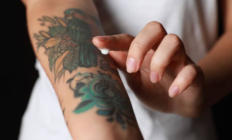 Crema per tatuaggi