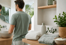 Infografica sui sintomi della candida nell’uomo, cause principali e rimedi naturali di supporto