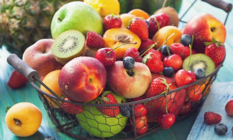 frutta e verdura con pochi pesticidi