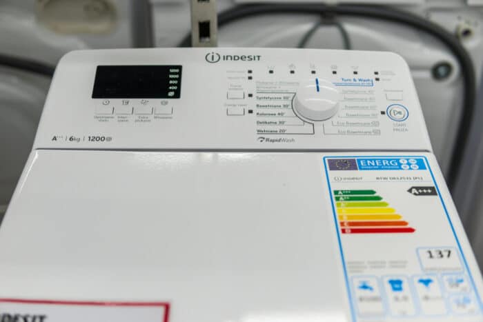 étiquette énergétique du lave-linge