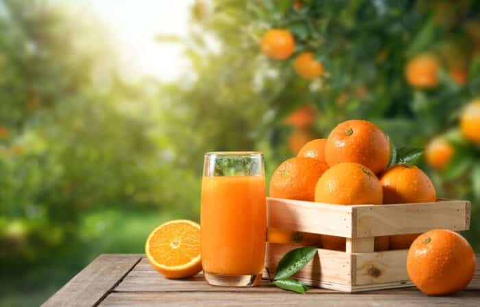 frutta primaverile: arance