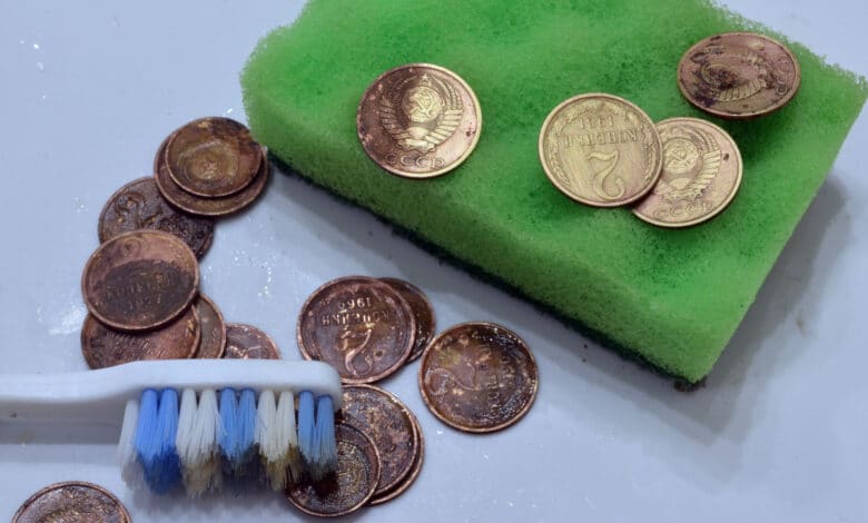 come pulire le monete