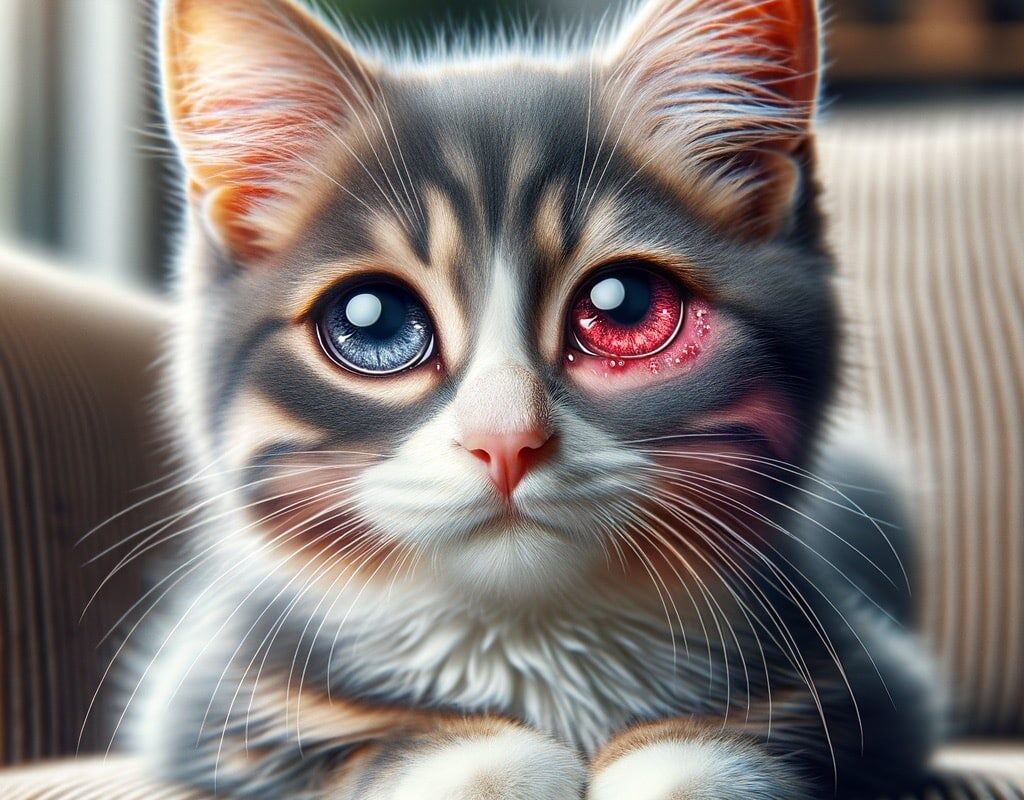 congiuntivite nel gatto