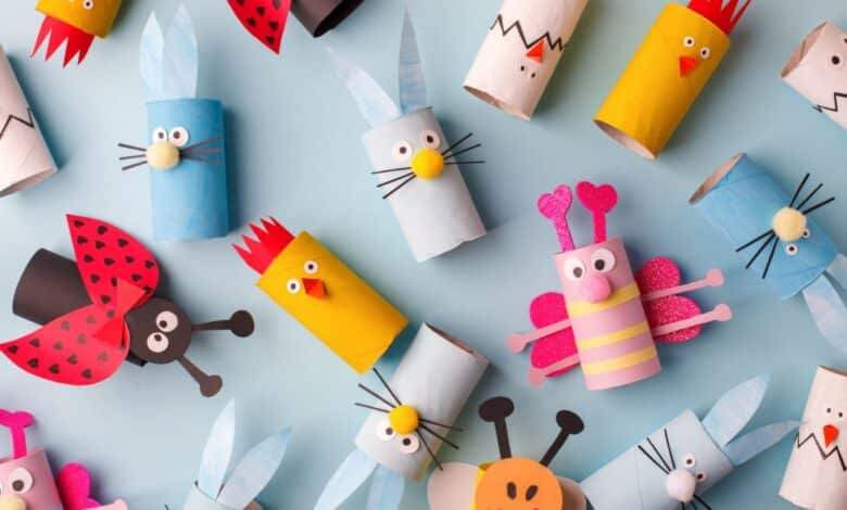 Riciclo rotoli di carta igienica