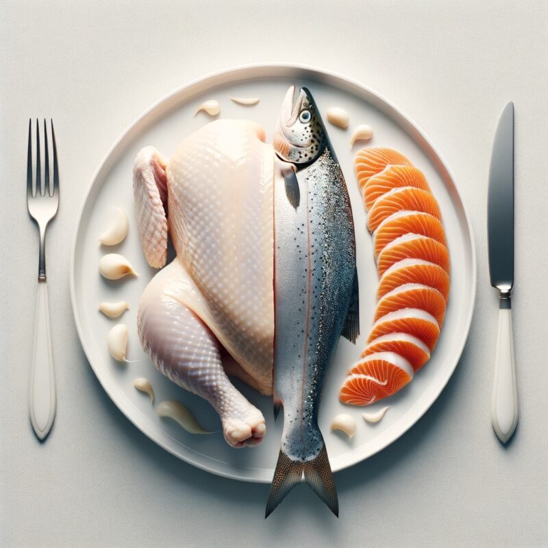 Carne bianca e pesce