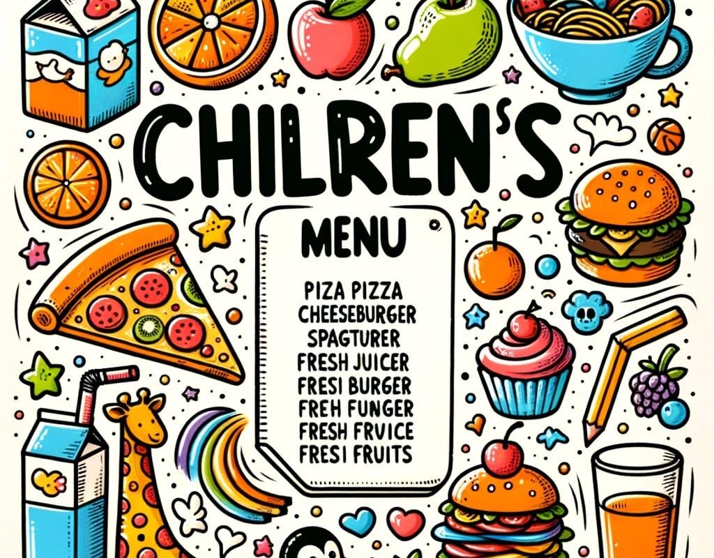 Menu per bambini