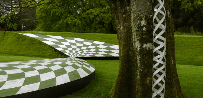 Il giardino della speculazione cosmica, un giardino inglese ispirato dai principi della fisica