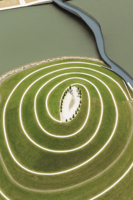 Il giardino della speculazione cosmica, un giardino inglese ispirato dai principi della fisica