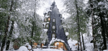 Magic Mountain Lodge in Cile, un hotel che sembra la casa degli elfi