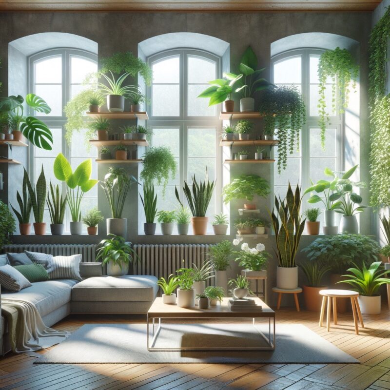 migliori piante per purificare l'aria di casa