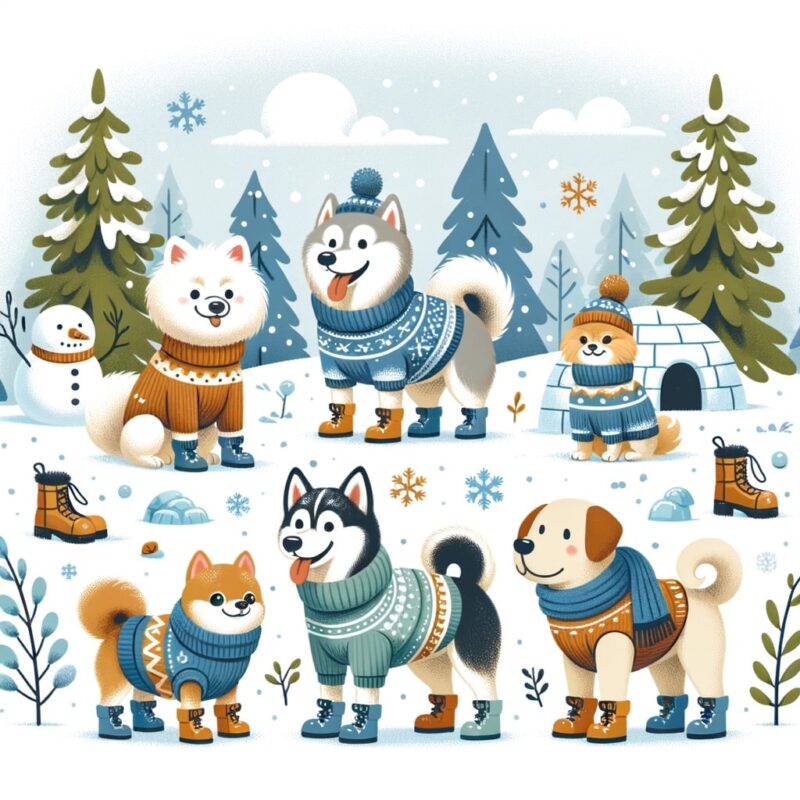 cura del cane in inverno