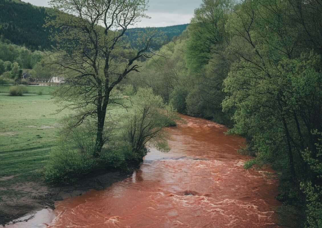 Il mistero del fiume che diventa rosso