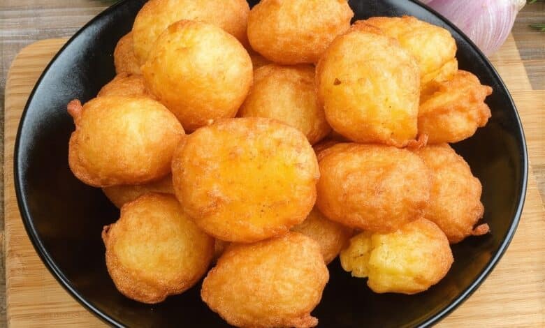 frittelle con bucce di patata