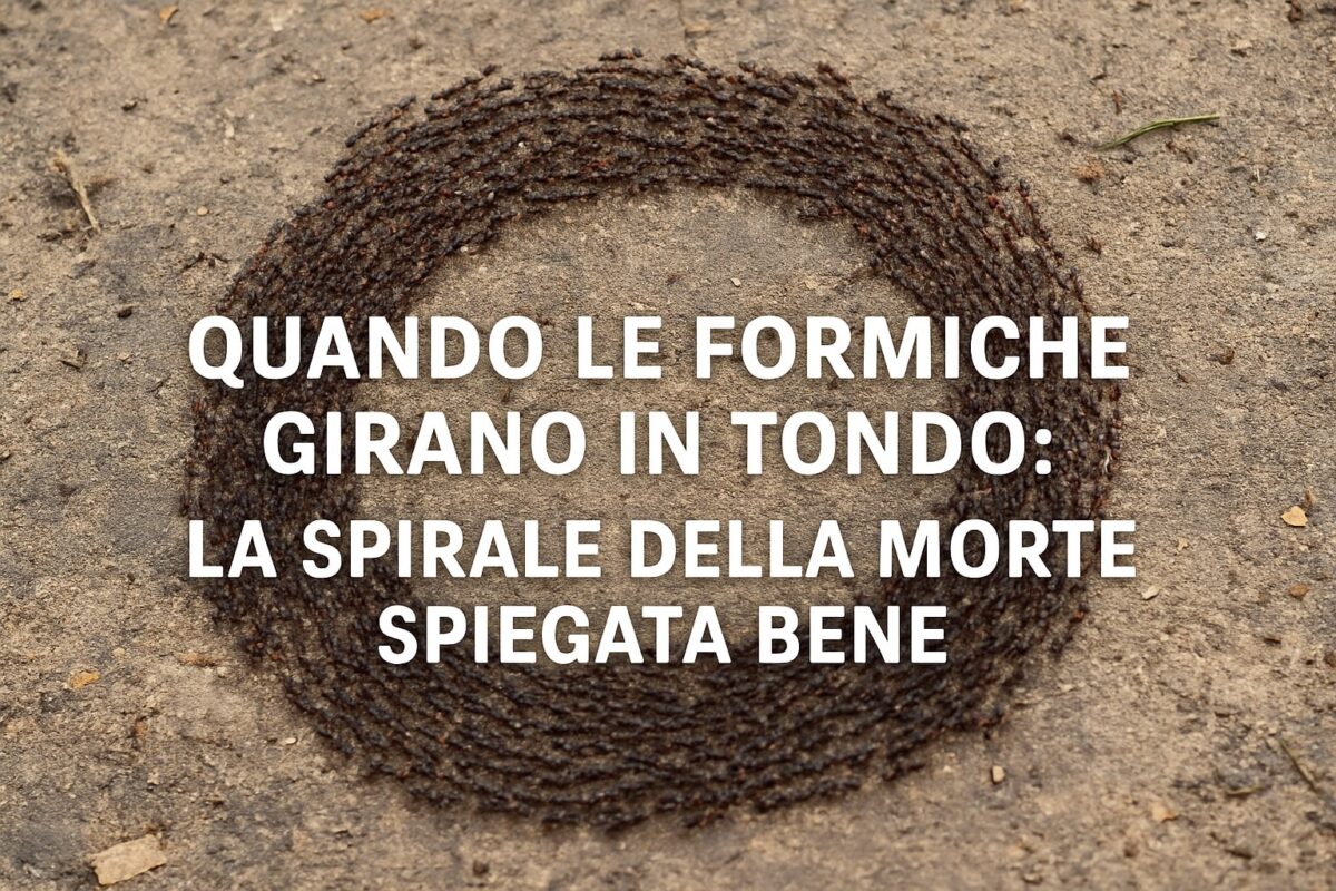 spirale della morte delle formiche