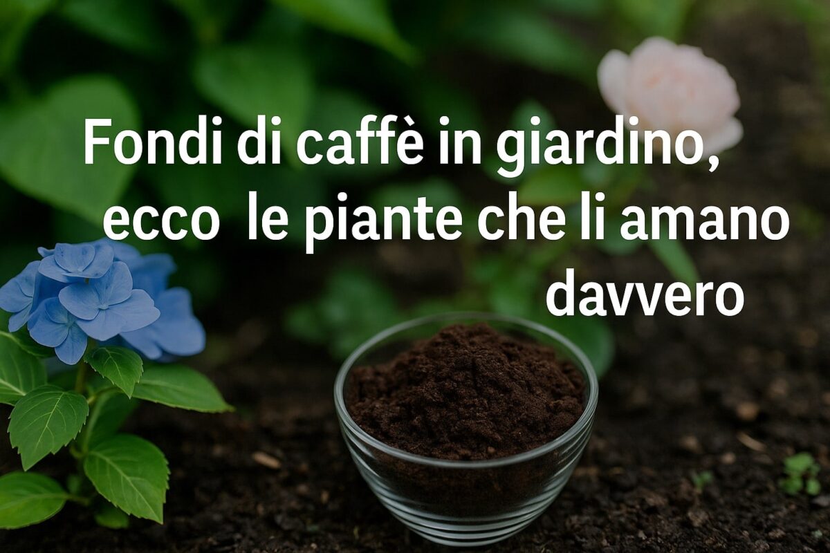 Fondi di caffè concime
