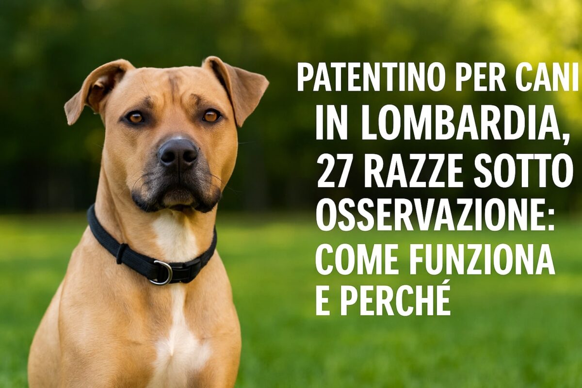 Patentino per cani in Lombardia