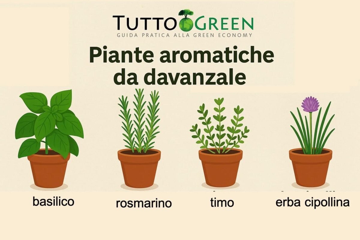 Le aromatiche da davanzale, verdi alleati per ogni finestra
