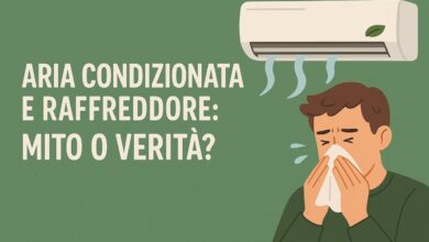 Aria condizionata fa venire il raffreddore