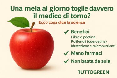 Una mela al giorno toglie il medico di torno? Solo se fai anche questo…