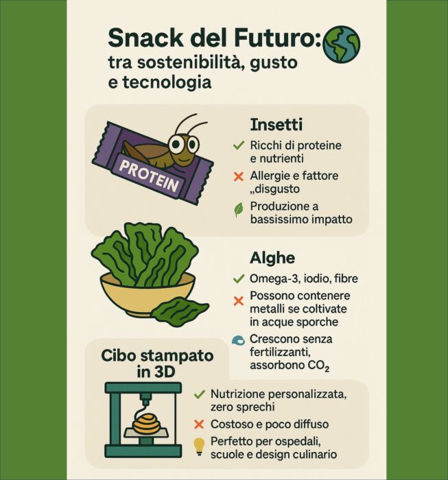 Perché cambiare snack? Quelli del futuro ci attendono