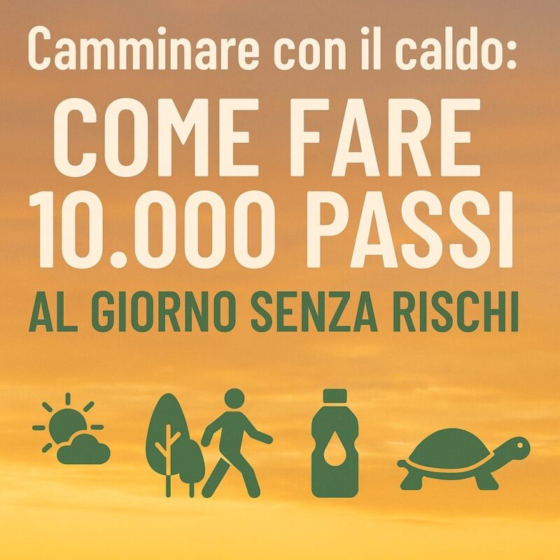 Camminare con il caldo