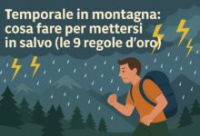 temporale in montagna