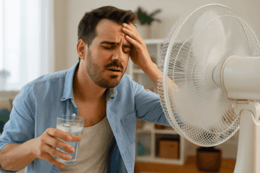 I 10 rischi per la salute causati dal caldo record