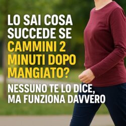 Lo sai cosa succede se cammini 2 minuti dopo mangiato? Nessuno te lo dice, ma funziona davvero