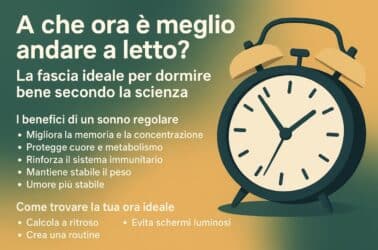 Sonno: quello che non ti dicono sull’ora giusta per andare a letto (e i benefici sorprendenti)