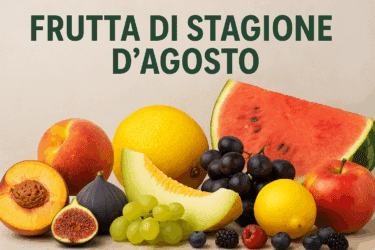 Ecco la frutta di stagione di agosto