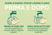 Lavarsi le mani prima e dopo la pipì: