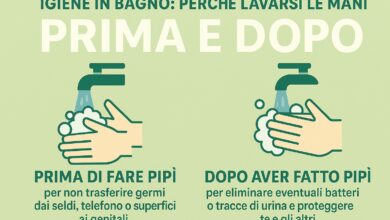 Lavarsi le mani prima e dopo la pipì: