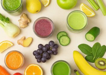 5 frullati autunnali per depurarsi e sentirsi leggeri con frutta e verdura di stagione