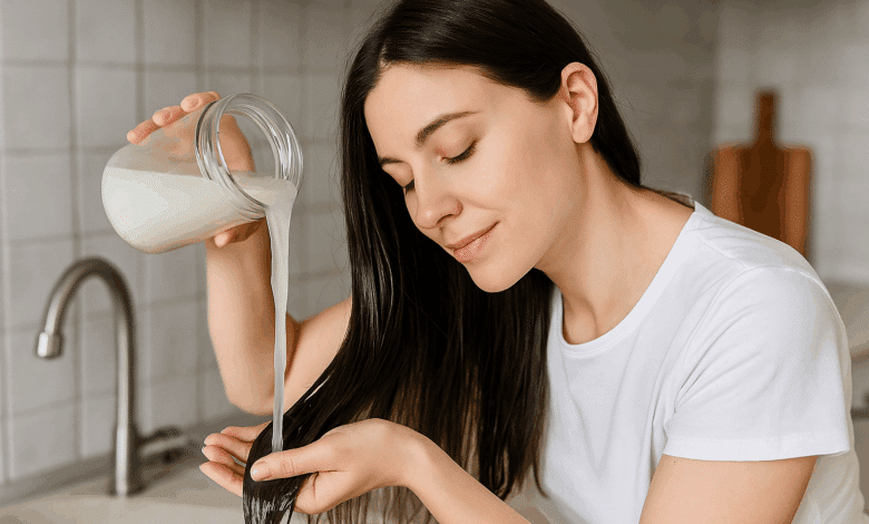Acqua di riso per la bellezza dei capelli