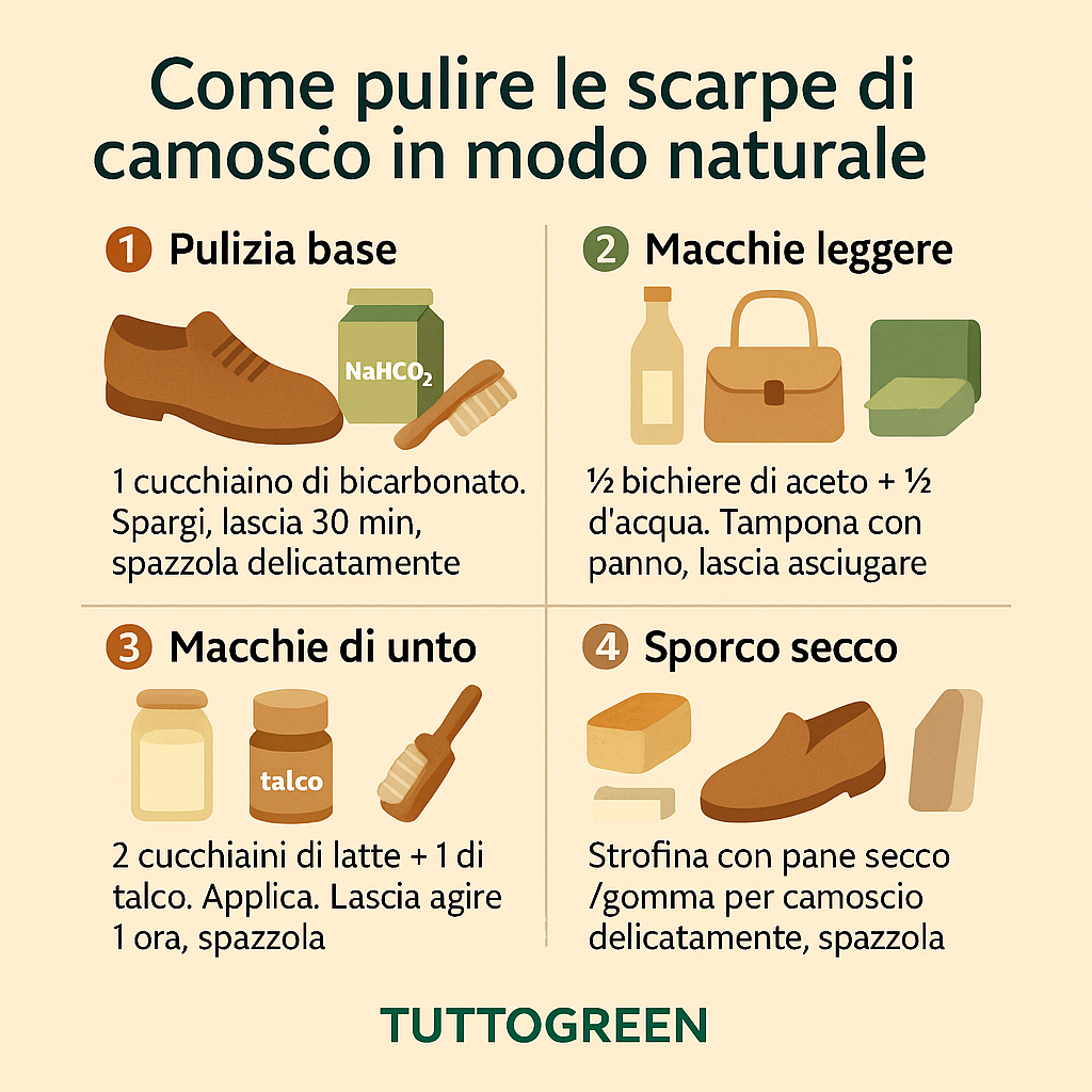 Come pulire le scarpe di camoscio in modo naturale (e farle tornare come nuove)
