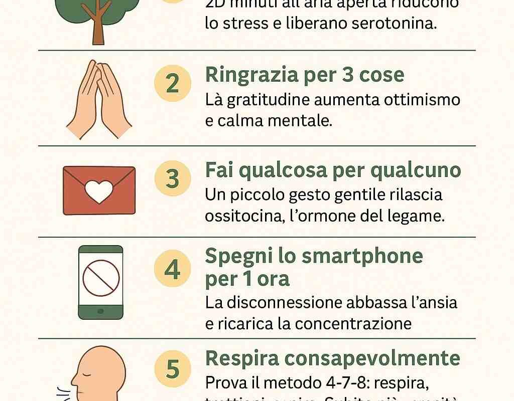 Come aumentare la felicità