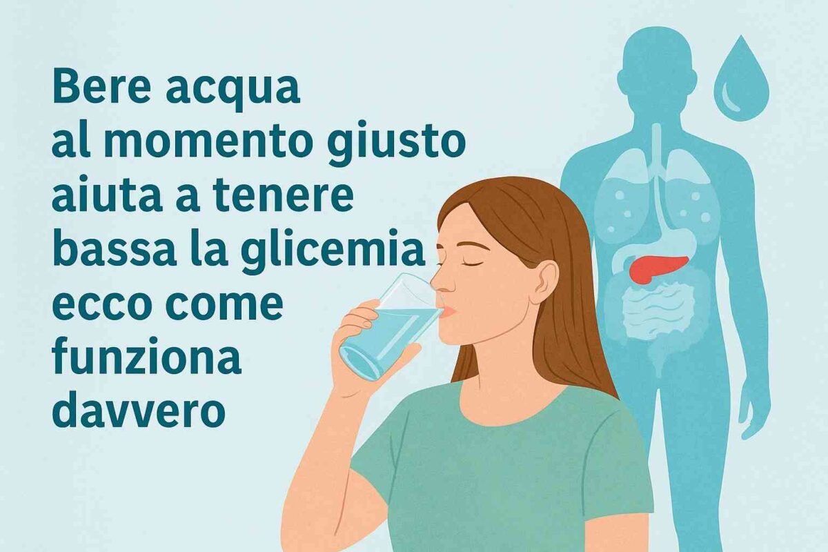 Bere acqua nel modo giusto