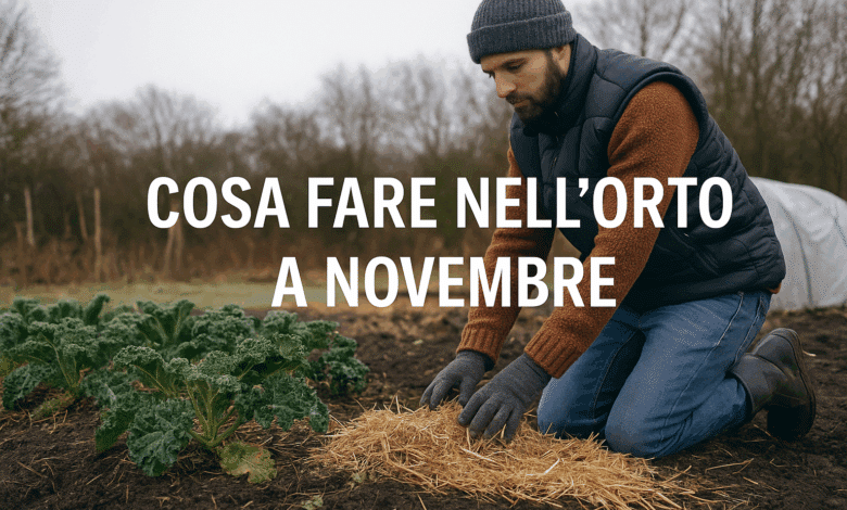 Cosa fare nell'orto a novembre