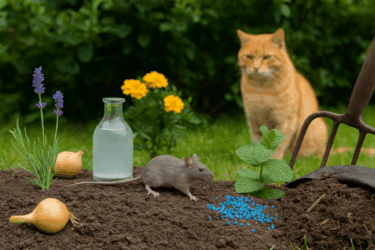 Topi in giardino? La barriera olfattiva che li allontana senza veleni