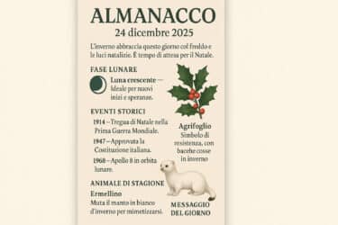 Almanacco del 24 December 2025