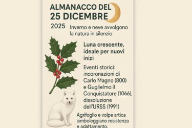 Almanacco del 25 December 2025