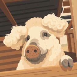 Il “maiale-pecora” che sta facendo impazzire i social esiste davvero