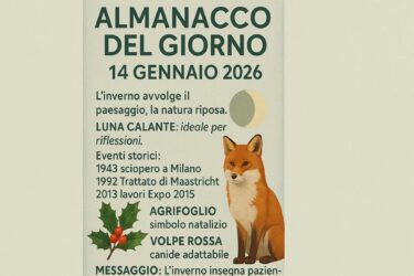 Almanacco del 14 gennaio 2026