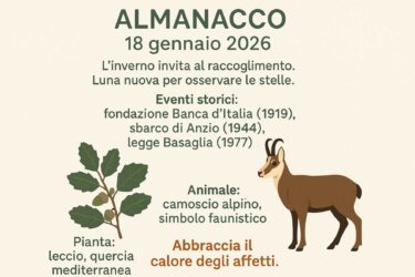 Almanacco del 18 gennaio 2026