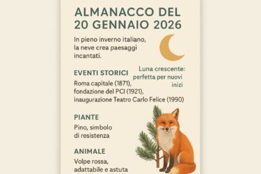 Almanacco del 20 gennaio 2026