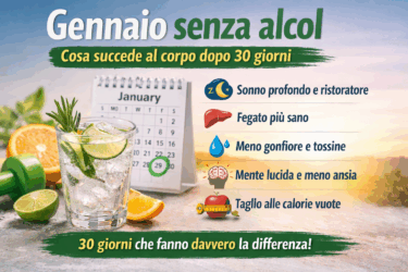 Gennaio senza alcol: cosa succede davvero al corpo dopo 30 giorni
