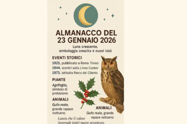 Almanacco del 23 gennaio 2026